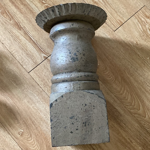 Handmade vintage pillar candle holder - Picture 6 of 8